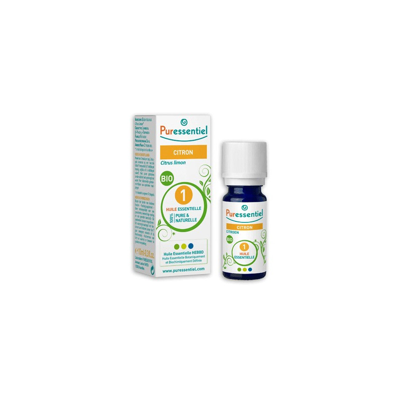 Puressentiel Huile Essentielle Bio Citron 10 ml Puressentiel Huile Essentielle Bio Citron 10 ml