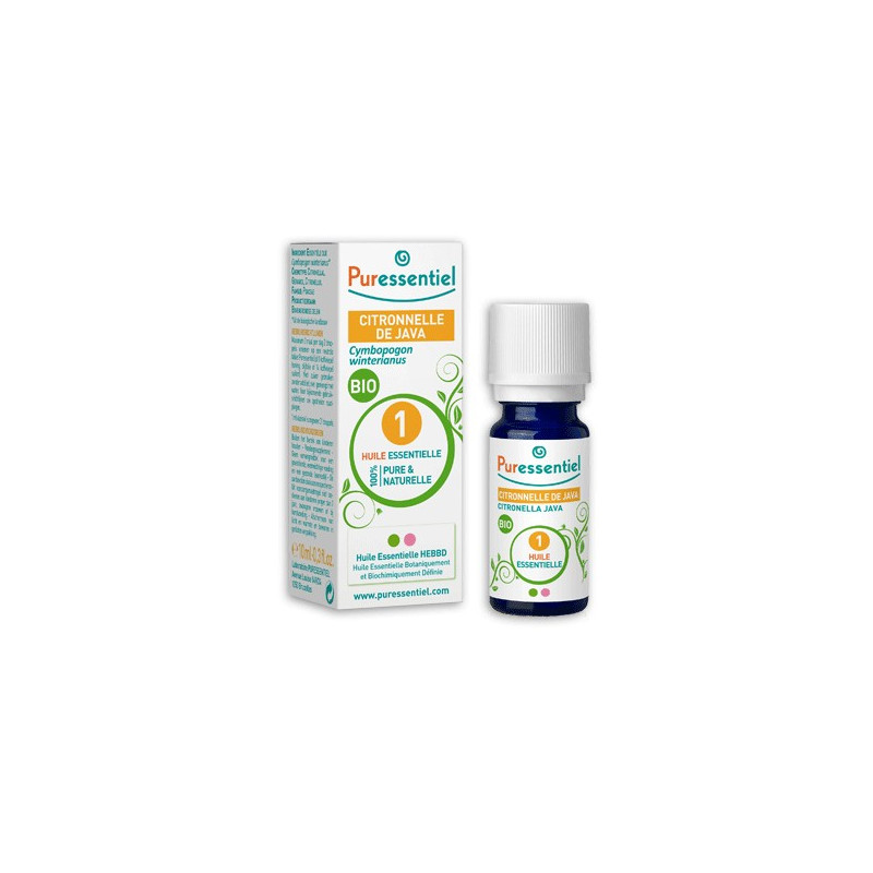 Puressentiel Huile Essentielle Bio Citronnelle De Java 10 ml Puressentiel Huile Essentielle Bio Citronnelle De Java 10 ml