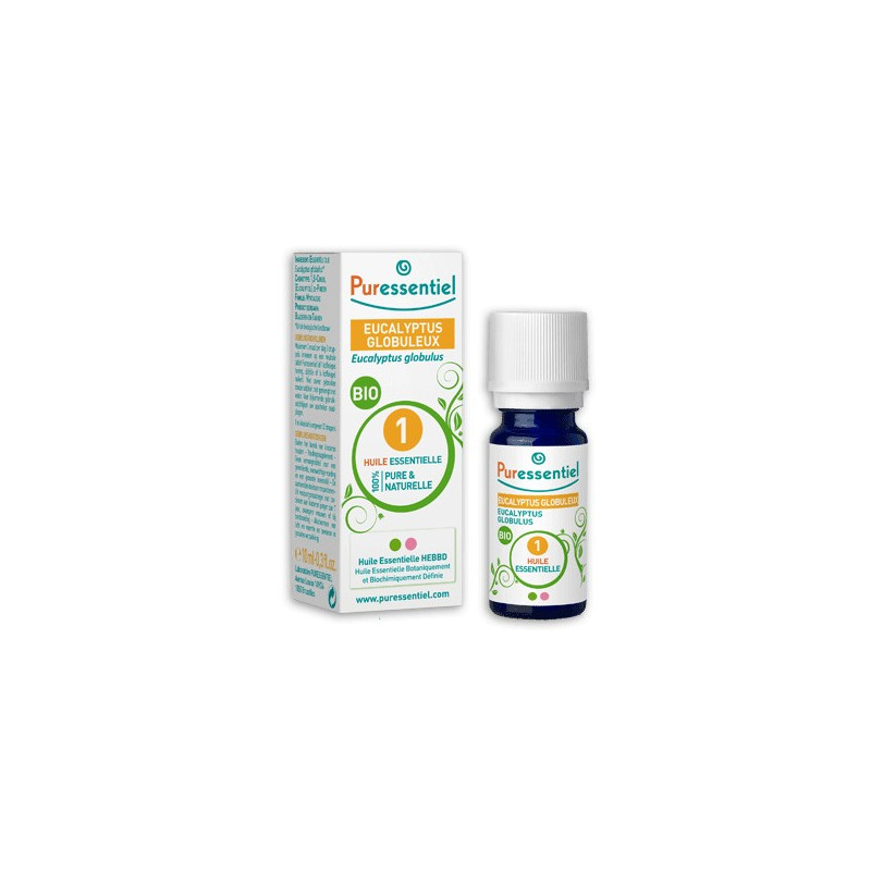 Puressentiel Huile Essentielle Bio Eucalyptus Globuleux 10 ml Puressentiel Huile Essentielle Bio Eucalyptus Globuleux 10 ml