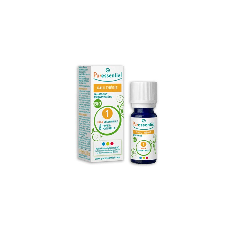 Puressentiel Huile Essentielle Bio Gaulthérie 10 ml Puressentiel Huile Essentielle Bio Gaulthérie 10 ml