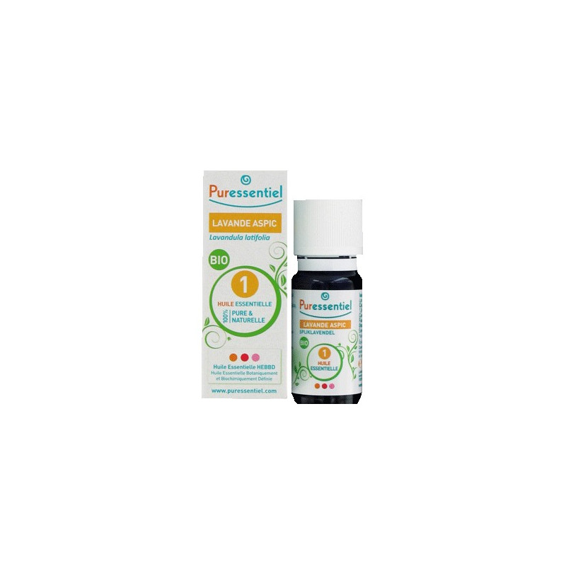 Puressentiel Huile Essentielle Bio Lavande Aspic 10 ml Puressentiel Huile Essentielle Bio Lavande Aspic 10 ml