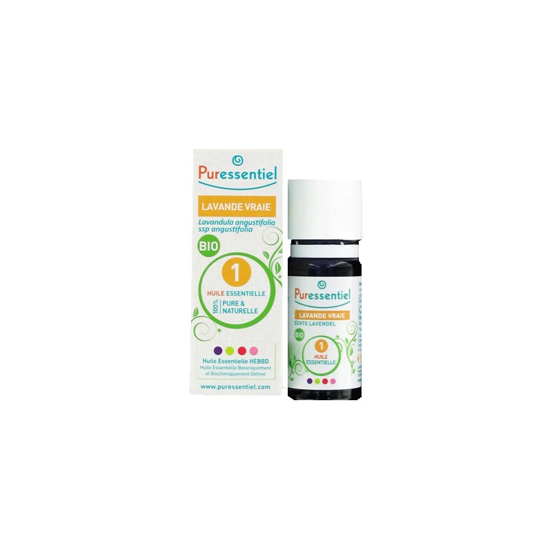 Puressentiel Huile Essentielle Bio Lavande Vraie 10 ml Puressentiel Huile Essentielle Bio Lavande Vraie 10 ml