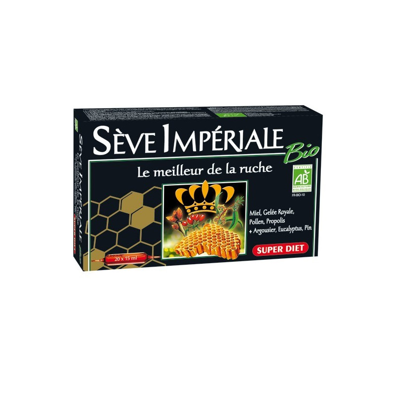 Super Diet Sève Impériale Bio 20 Ampoules Super Diet Sève Impériale Bio 20 Ampoules