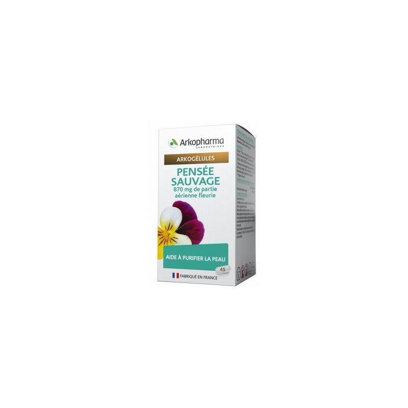 Arkopharma Arkogélules Pensée Sauvage 45 gélules Arkopharma Arkogélules Pensée Sauvage 45 gélules