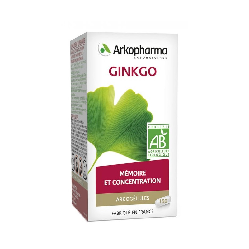 Arkopharma Arkogélules Gingko 150 Gelules Arkopharma Arkogélules Gingko 150 Gelules