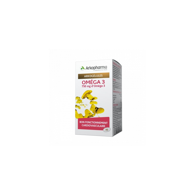 Arkopharma Arkogélules Oméga 3 60 Capsules Arkopharma Arkogélules Oméga 3 60 Capsules
