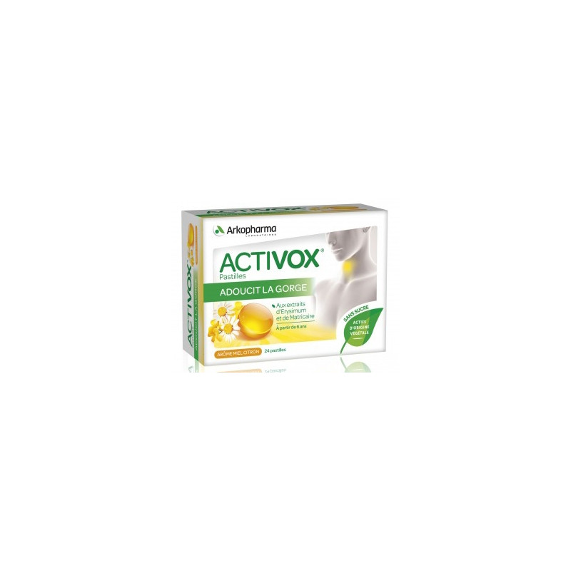 Arkopharma Activox Miel - Citron 24 pastilles Arkopharma Activox Miel - Citron 24 pastilles