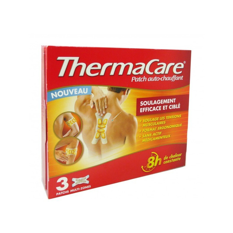 Thermacare Patch Chauffant Antidouleur Multi-zones 3 Patchs Thermacare Patch Chauffant Antidouleur Multi-zones 3 Patchs