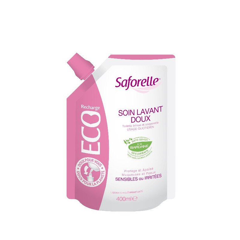Saforelle Soin Lavant Doux Ecorecharge 400 ml Saforelle Soin Lavant Doux Ecorecharge 400 ml