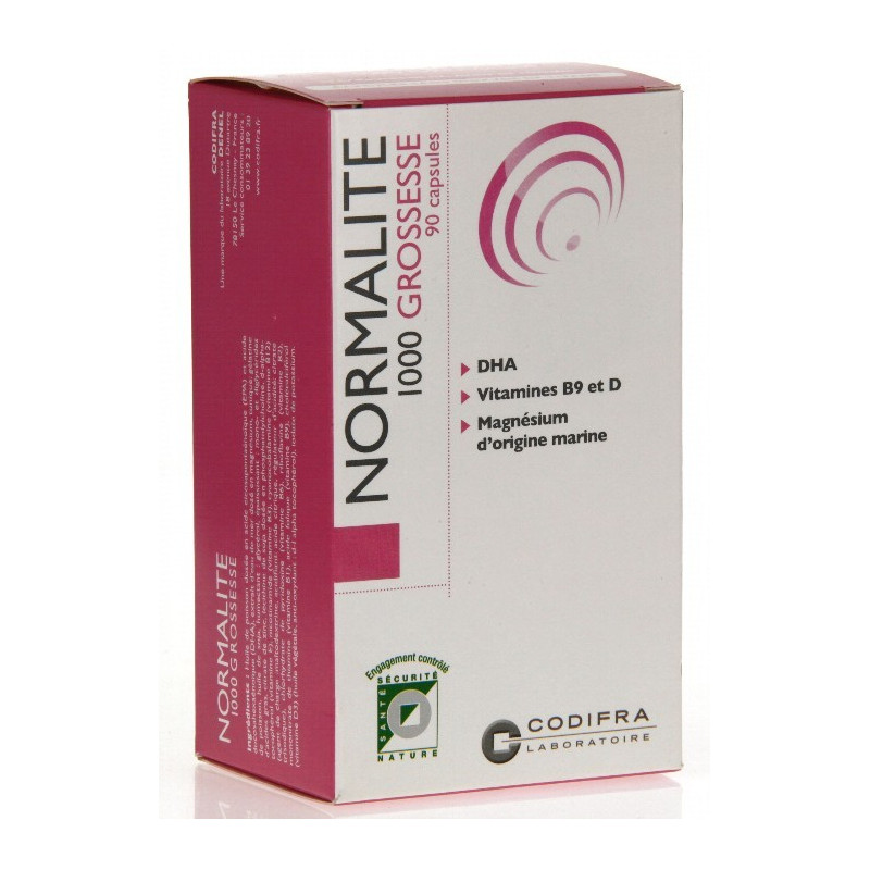 Codifra Normalité 1000 - Grossesse 90 Capsules Codifra Normalité 1000 - Grossesse 90 Capsules