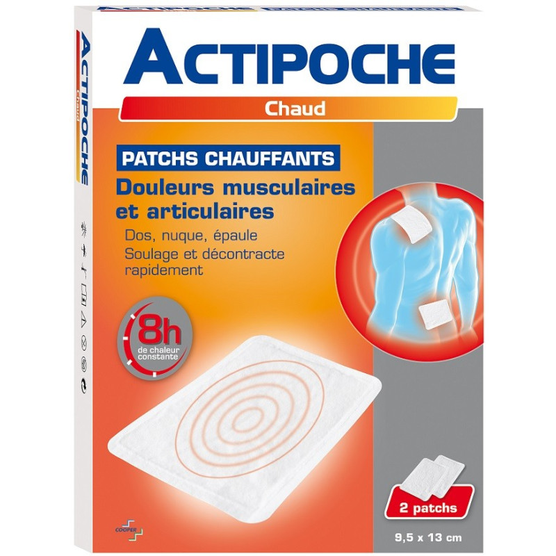 Actipoche Patchs Chauffants x 2 Actipoche Patchs Chauffants x 2