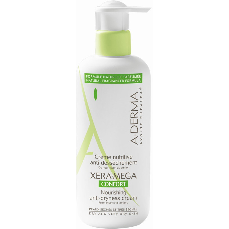 Aderma Xera-Mega Confort crème nutritive anti-dessèchement 400 ml Aderma Xera-Mega Confort crème nutritive anti-dessèchement 400 ml
