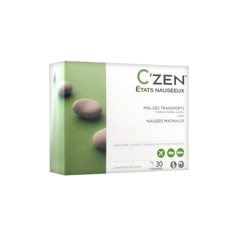 C'zen Etats Nauséeux 30 Comprimés C'zen Etats Nauséeux 30 Comprimés