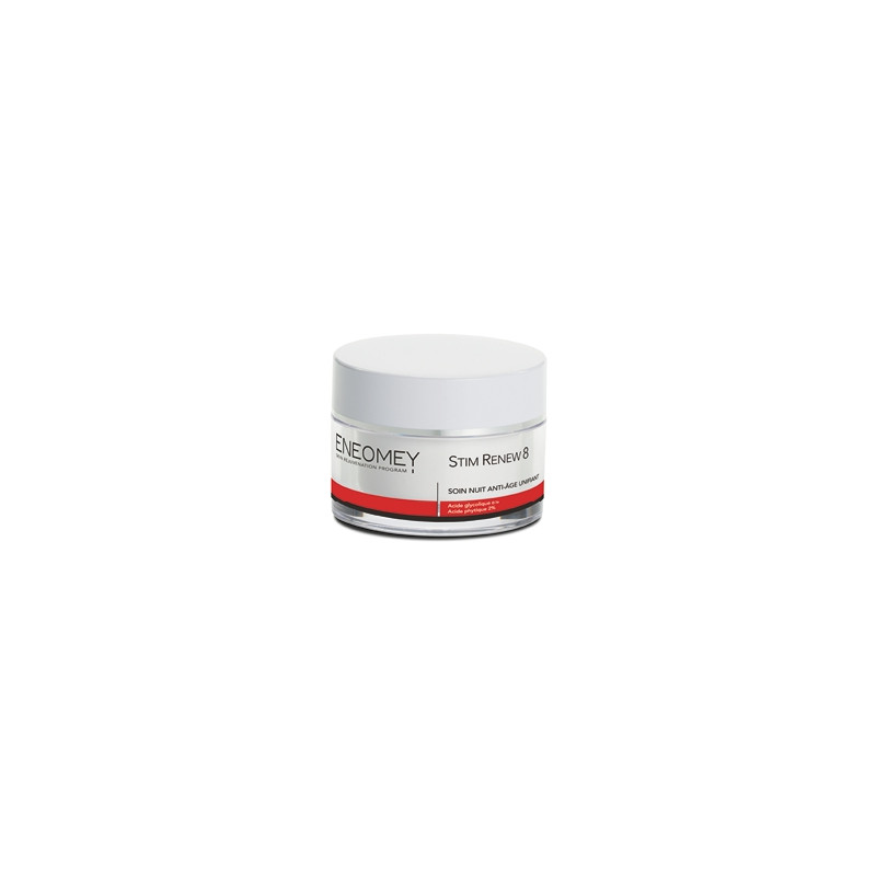 Eneomey stim renew 8 soin nuit anti-âge unifiant 50 ml Eneomey stim renew 8 soin nuit anti-âge unifiant 50 ml