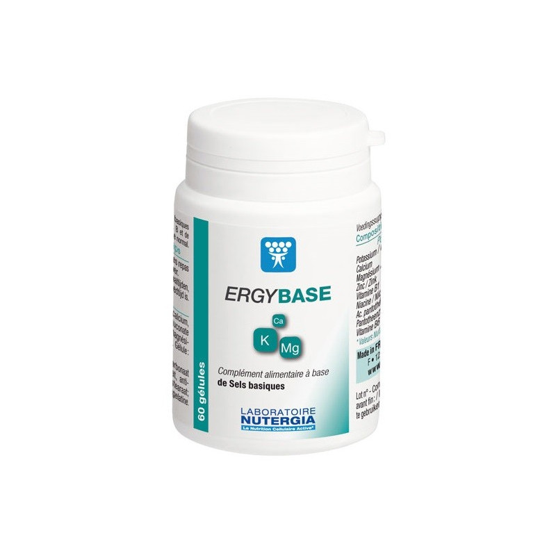 Nutergia Ergybase 60 gélules Nutergia Ergybase 60 gélules