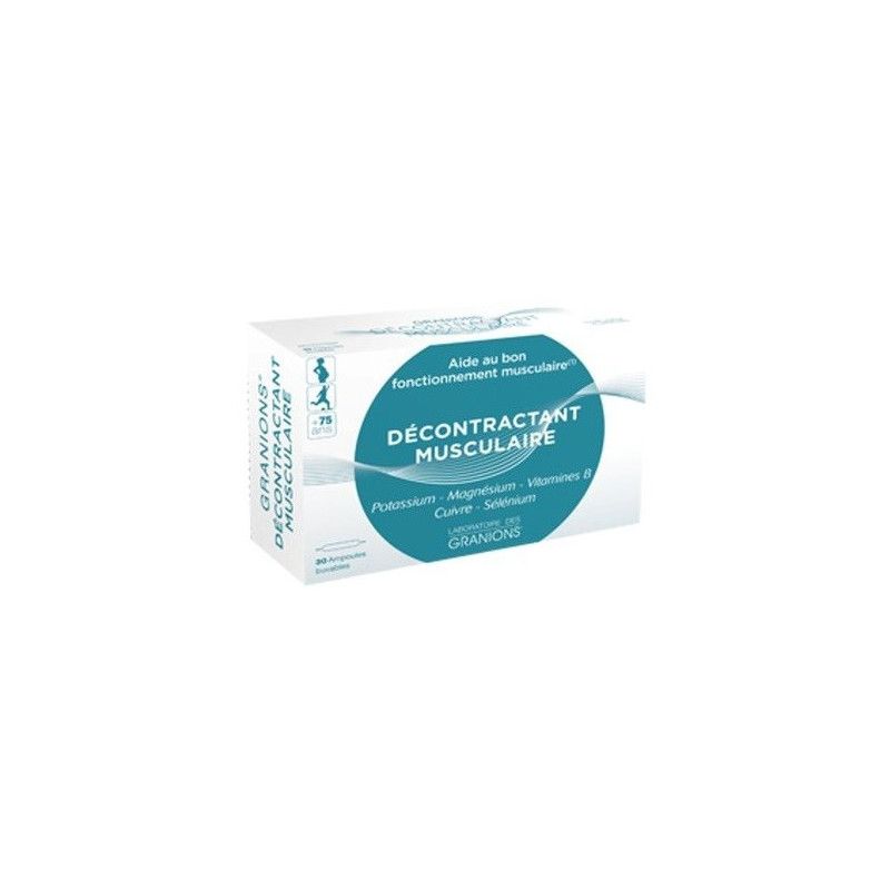 Granions Décontractant Musculaire 30 Ampoules Granions Décontractant Musculaire 30 Ampoules