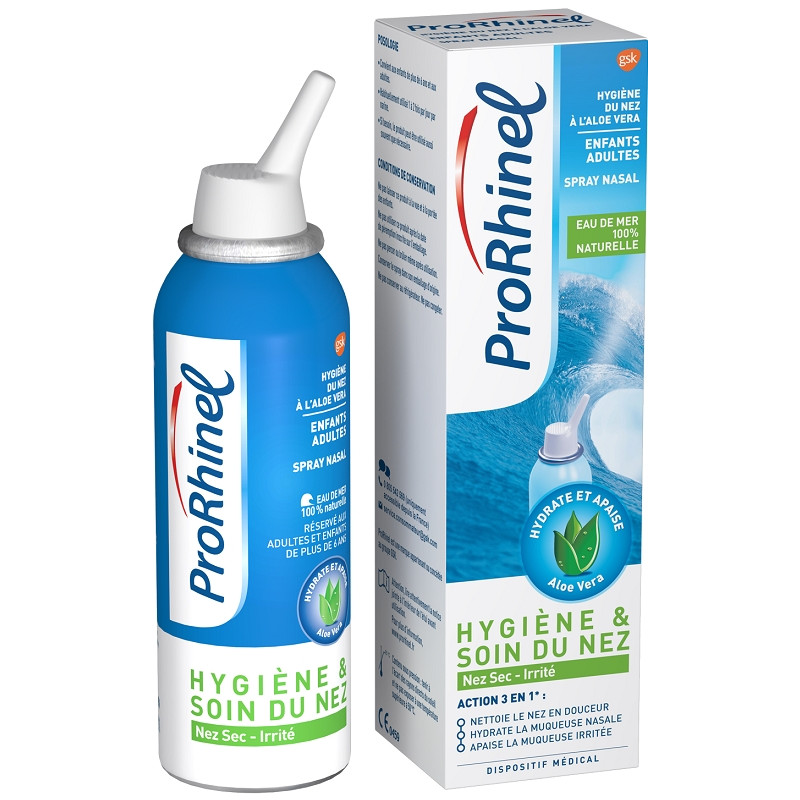 Prorhinel Hygiène du Nez 0 l'extrait Naturel d'Aloe Vera 100 ml Prorhinel Hygiène du Nez 0 l'extrait Naturel d'Aloe Vera 100 ml