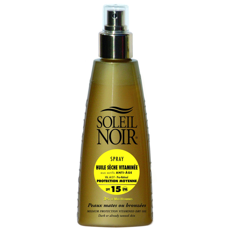 Soleil Noir Huile Sèche Vitaminée Spf 15 Spray 150 ml Soleil Noir Huile Sèche Vitaminée Spf 15 Spray 150 ml