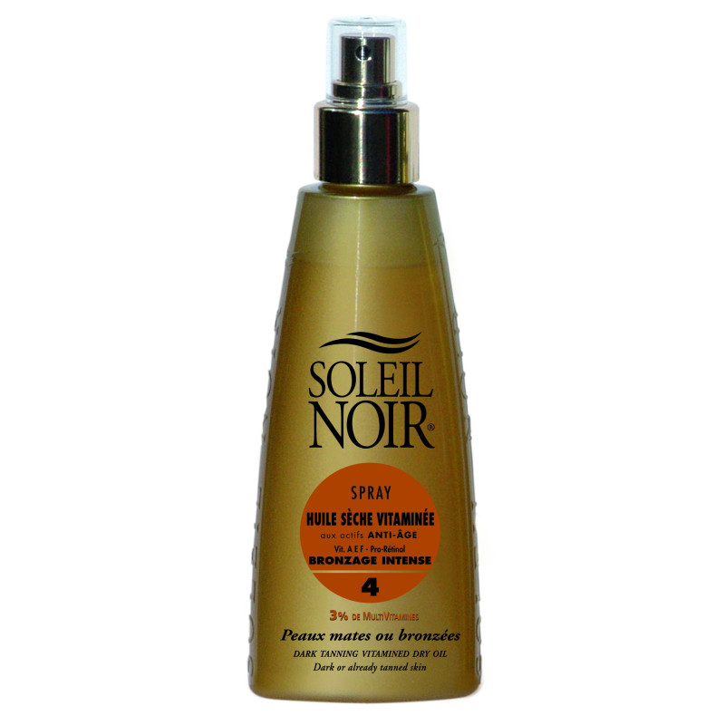 Soleil Noir Huile Sèche Vitaminée Spf 4 Spray 150 ml Soleil Noir Huile Sèche Vitaminée Spf 4 Spray 150 ml