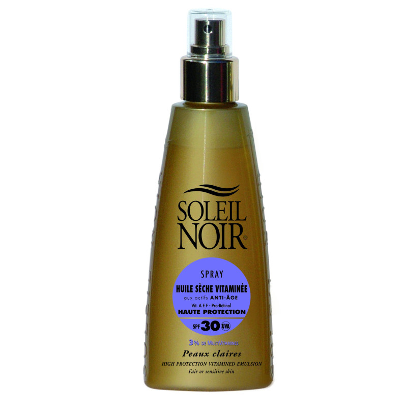 Soleil Noir Huile Sèche Vitaminée Spf 30 Spray 150 ml Soleil Noir Huile Sèche Vitaminée Spf 30 Spray 150 ml