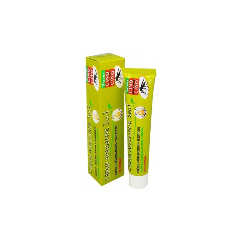Cinq sur Cinq Natura Crème Apaisante 3 en 1 40 g Cinq sur Cinq Natura Crème Apaisante 3 en 1 40 g