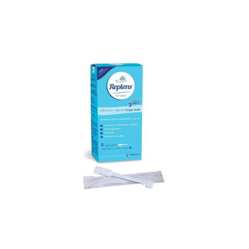 Replens Gel Vaginal 8 applicateurs Préremplis Replens Gel Vaginal 8 applicateurs Préremplis